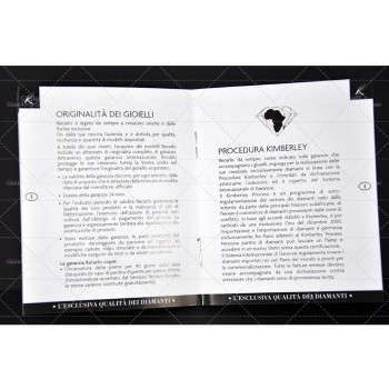 Anello Recarlo SOLITARIO 0,15 colore G ZS197/015