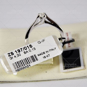 Anello Recarlo SOLITARIO...