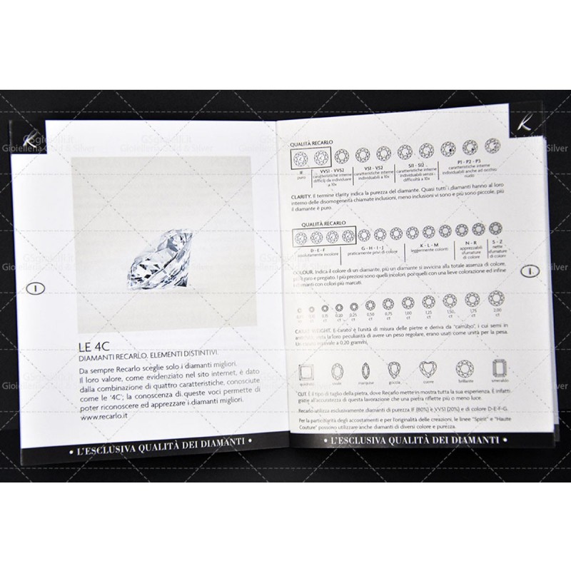 Orecchini Recarlo Spirit Griffe Solitari Collezione Maria Teresa - Xb 357/020