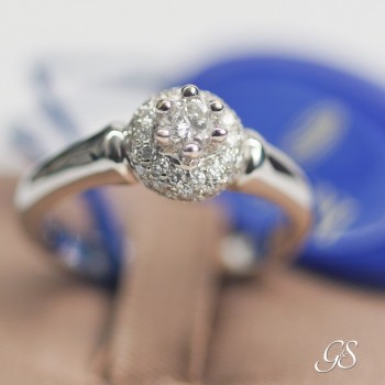 ANELLO DAMIANI SOLITARIO...