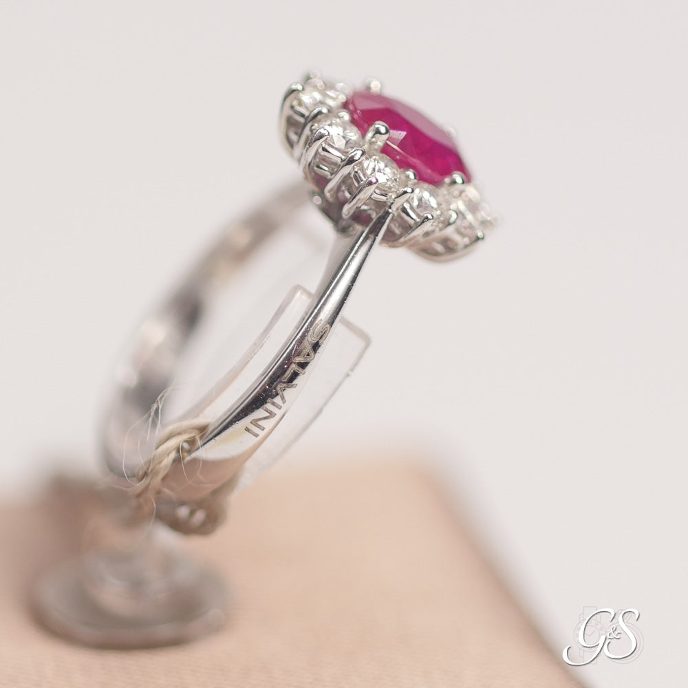Anello Salvini Rubino E Diamanti