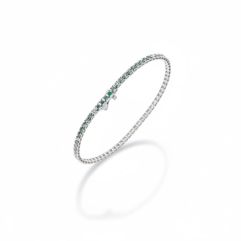 Bliss bracciale tennis collez.Stella smeraldi e brillanti ref.20087918